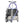 High Impact Polypropylene 20 Gallon Low Profile Oil Drain With Pump Steel - Gray