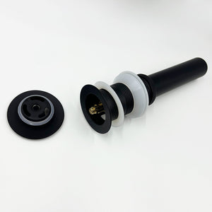 Single Handle Bathroom Sink Faucet with Pop-Up Drain (with Overflow)
