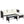 Outdoor Patio Furniture 3-Piece Conversation Set with Wicker Rattan Sectional Sofa