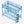 Bunk Bed, Convertible To 2 Separate Twin Size Beds With Full Length Guardrail & Ladder, No Box Spring Needed - Blue