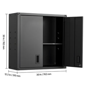 Metal Wall Cabinet 30W x 12.2D x 30H Inch