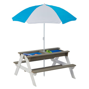 Kids Picnic Table With Sand and Water Table Conversion