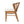 Outdoor Dining Chairs Set of 2, Acacia Wood Patio Chairs with Cushions