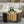 Modern Colorblocked Striped Coffee Table With Flip Top Storage