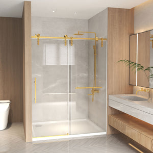 44-48" x 76" Frameless Sliding Shower Door