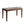 Desk With Drawers, Smooth Edge Design - Walnut