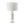Sculpted Marble & Crystal Cylinder Table Lamp