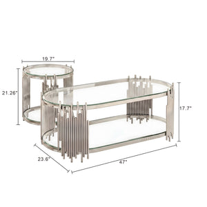 Modern Luxury Coffee Table and Side Table Set
