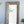 Full Length Rectangle Floor Mirror With Distressed Wood Frame - Brown