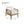 Outdoor Club Chair (Set of 1) - Acacia Wood Frame with Rope Back
