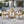 Outdoor 3 Piece Dining Set With Cushion - Gray / Teak