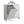 Tilted Laundry Hamper With Removable Basket, Hidden Storage Cabinet, Home Organizer For Bathroom - White