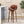 Lumos Mid Century Modern Upholstered Swivel Barstool