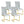Elegant Design Alligator Skin Upholstered Dining Chairs