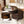 Modern Nesting Coffee Table Set with Glass and Solid Wood Frame