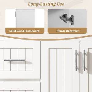 Wall Mounted Bathroom Vanity & Sink, 2 Drawers
