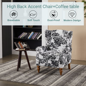 Coffee Table & Armchair Set