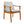 Outdoor Dining Chairs Set of 2, Teak Color Acacia Wood Frame