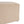 Long Plush Ottoman, Simple Footstool And Seat For Home Use - Almond