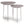 Shelton - 2 Piece Metal Nesting Table - Nickel