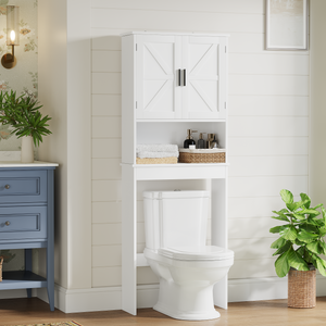 Over The Toilet Storage Cabinet with Adjustable Shelf