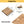 Interlocking Deck Tiles Striped Pattern Waterproof Brown