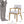 Kasem Round Table With Matching Chair Dining Room Set
