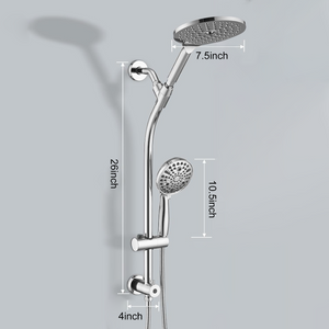 High Pressure Dual Shower Head Set