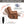 Orange Leatheraire Heat Massage Dual Motor Lift Recliner