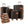 4 Piece Luggage Set Suitcase Set, Abs Hard Shell Lightweight Expandable Travel Luggage With 4 Packing Cubes, Tsa Lock, Spinner Wheels (16 / 20 / 24 / 28) - Coffee