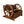 Wooden Wagon Planter Box with Wheels