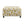 Floral Storage Ottoman With Traditional Design - Gold