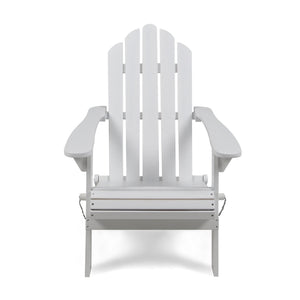Aurascape Outdoor Acacia Wood Foldable Adirondack Chair