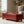 Upholstered PU Leather Storage Ottoman, Solid Wooden Legs