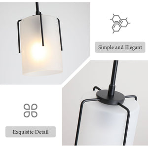 Adjustable Cylindrical Pendant Light