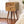 Solid Wood Mini Curved Nightstand, 2-Drawers, Oak-ish