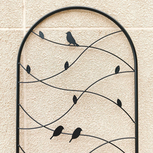 2 Pack Metal Garden Trellis 71" x 19.7" Rustproof Outdoor Plant Support
