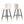 Modern Style Barstool, Tipped Ends, Suitable For Various Decoration Styles - White