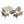 Patio Furniture Set with Coffee Table and Cushions for Backyard