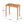 Outdoor Minimalist Acacia Wood Rectangle Bar Table