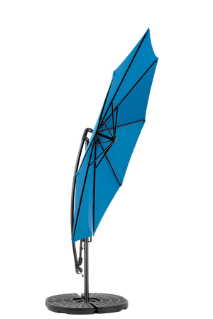 10ft Offset Hanging Market Patio Umbrella with Easy Tilt Adjustment