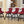 Swivel Velvet Barstools with Button Tufted Decoration - Set of 2 (Wine Red)
