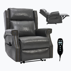 Manual Recliner Chair  With Heavy Duty Motion Mechanism, 8 Vibrating Nodes And 3 Massage Modes For Living Room