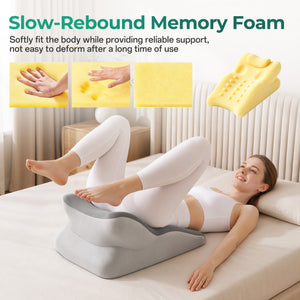 27° Ergonomic Memory Foam Support Pillow for Couples