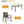 All Weather 7-Piece Patio Dining Table Set
