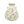 6.7x6.7x7.7' Round Ceramic Accent Vase with Multi-Colored Floral Motifs