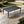 Outdoor Patio Dining Table With Tapered Feet & Umbrella Hole