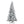 9 Foot Pine Snow Flocked Artificial Christmas Tree with Realistic Branches - White