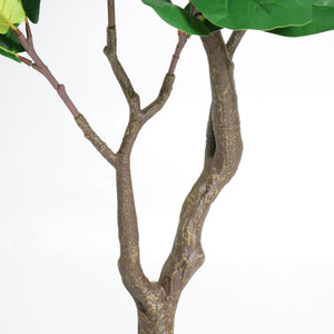 6FT Artificial Fiddle Leaf Fig Tree With Decorative Pot