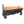 Big Large Capacity Folding Wagon Cart with Extender (Black + Orange)